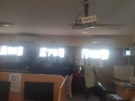 Climate change in the computer suite now air-conditioned